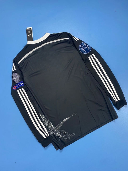 Real Madrid 2014-2015 UCL Long Sleeve Black Dragon jersey