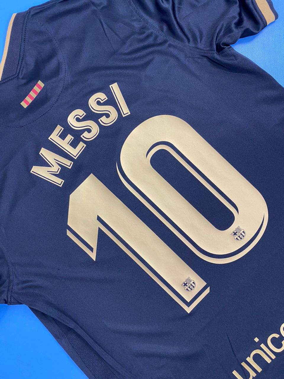FC Barcelona 2020/2021 Football Shirt Away Black Soccer - Messi #10 Mens Jersey