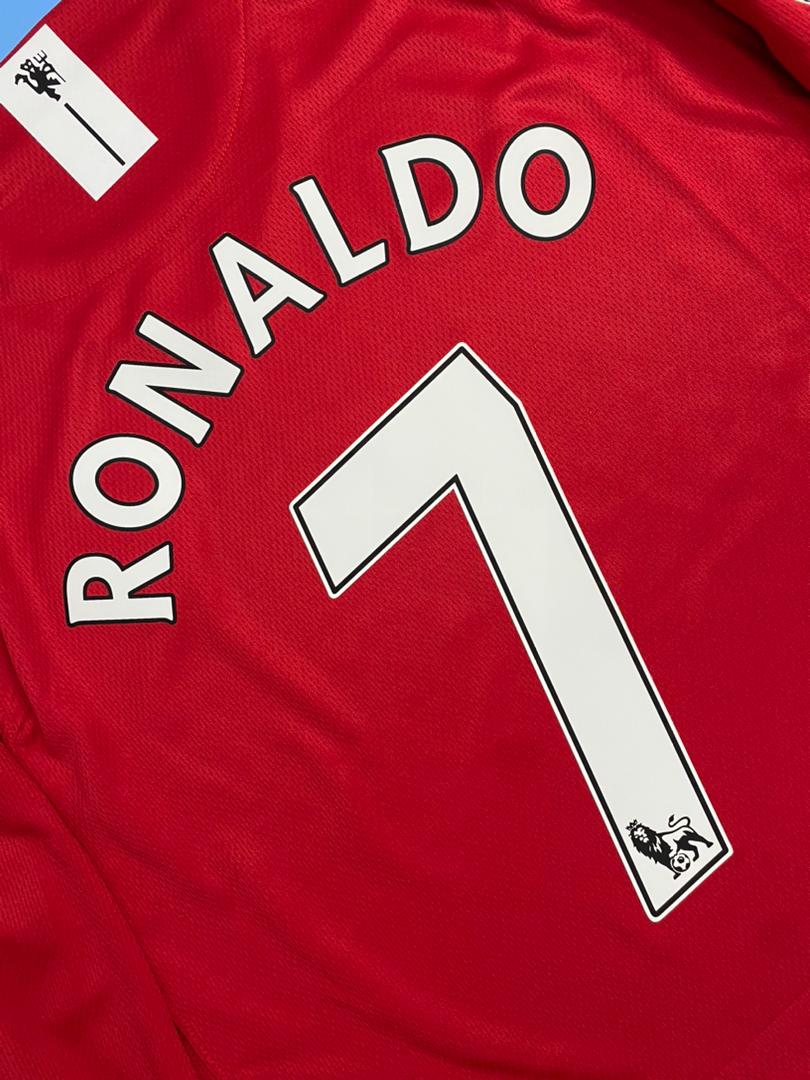 Manchester United 2008 Premier League Home Jersey - Ronaldo #7 Mens