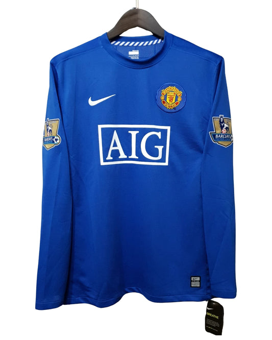 Manchester United 2007/2008 Long Sleeve - Cristiano Ronaldo#7 Jersey Away