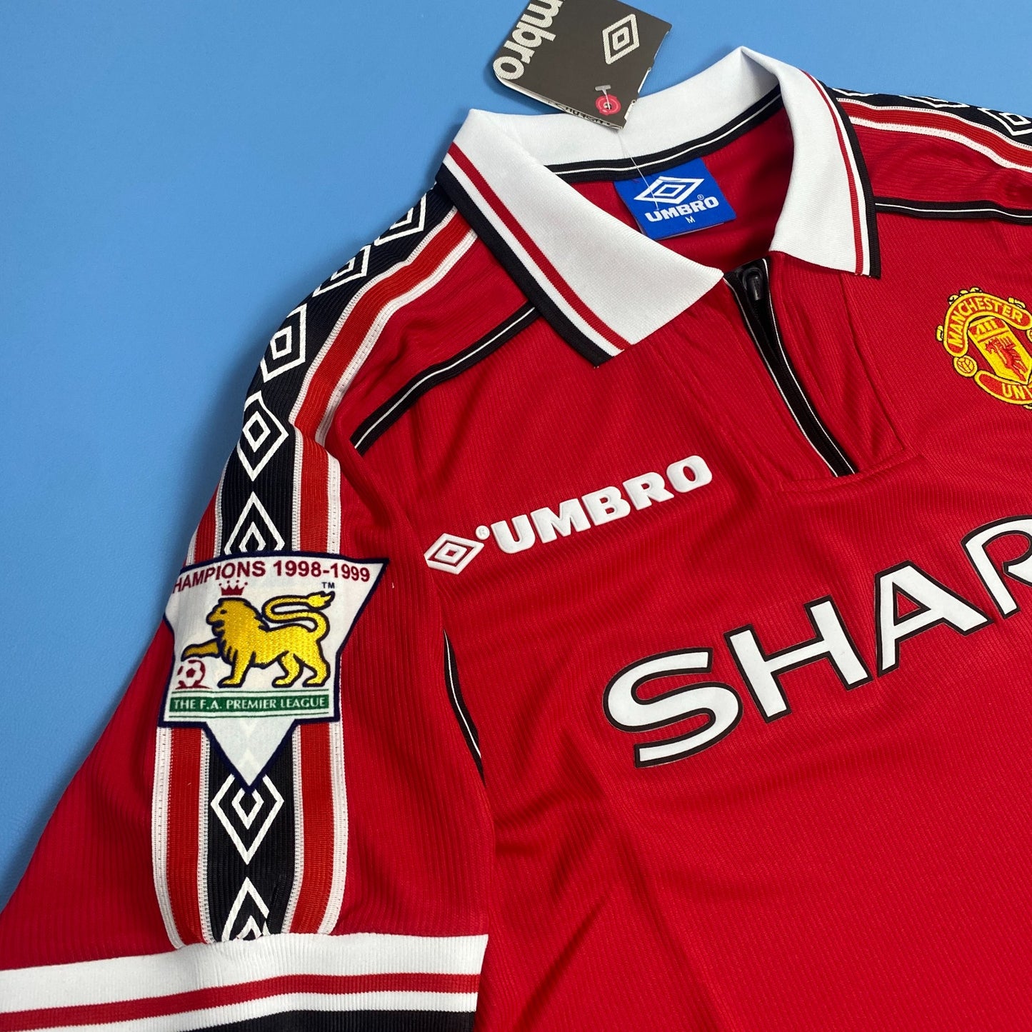 Manchester United 1998-1999 Short Sleeve Soccer - David Beckham #7 Red Jersey