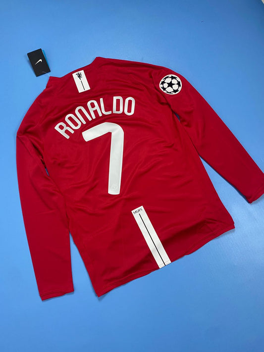 Manchester United 2008 UCL Final - Cristiano Ronaldo #7 Red Jersey