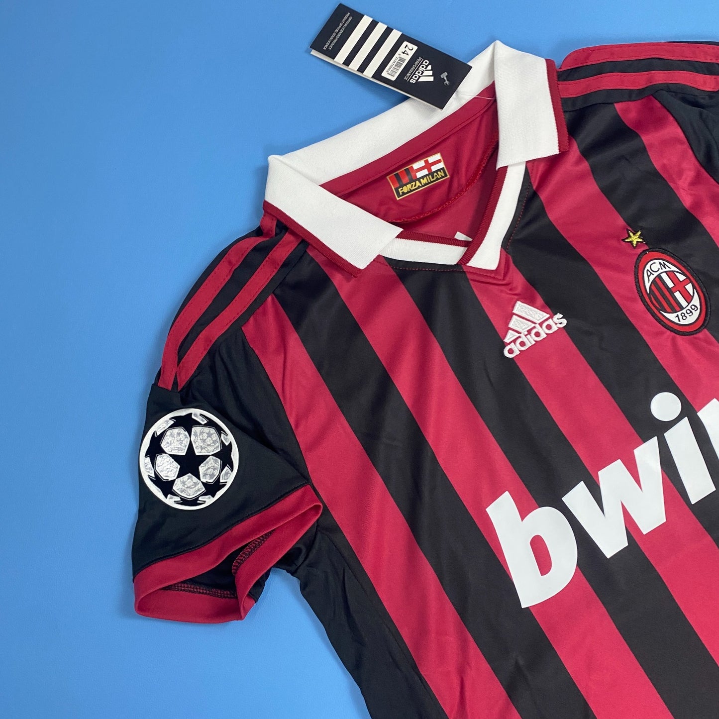 Ronaldinho #80 AC Milan 2009/10 Long Sleeve Kids Youth Jersey