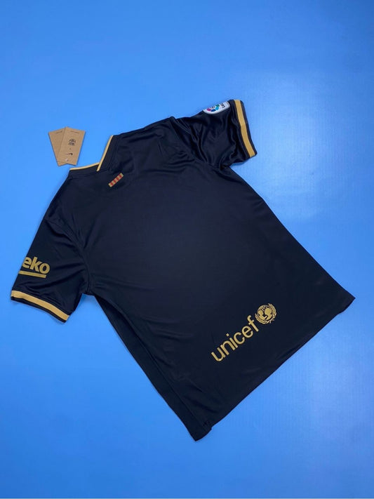 FC Barcelona 2020/2021 Football jersey Away Black Soccer kit