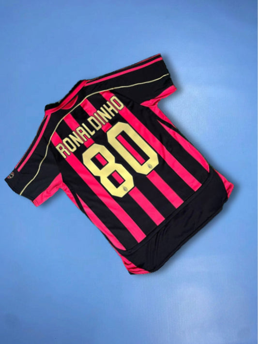 AC Milan 2006/2007 Home Champions League Jersey