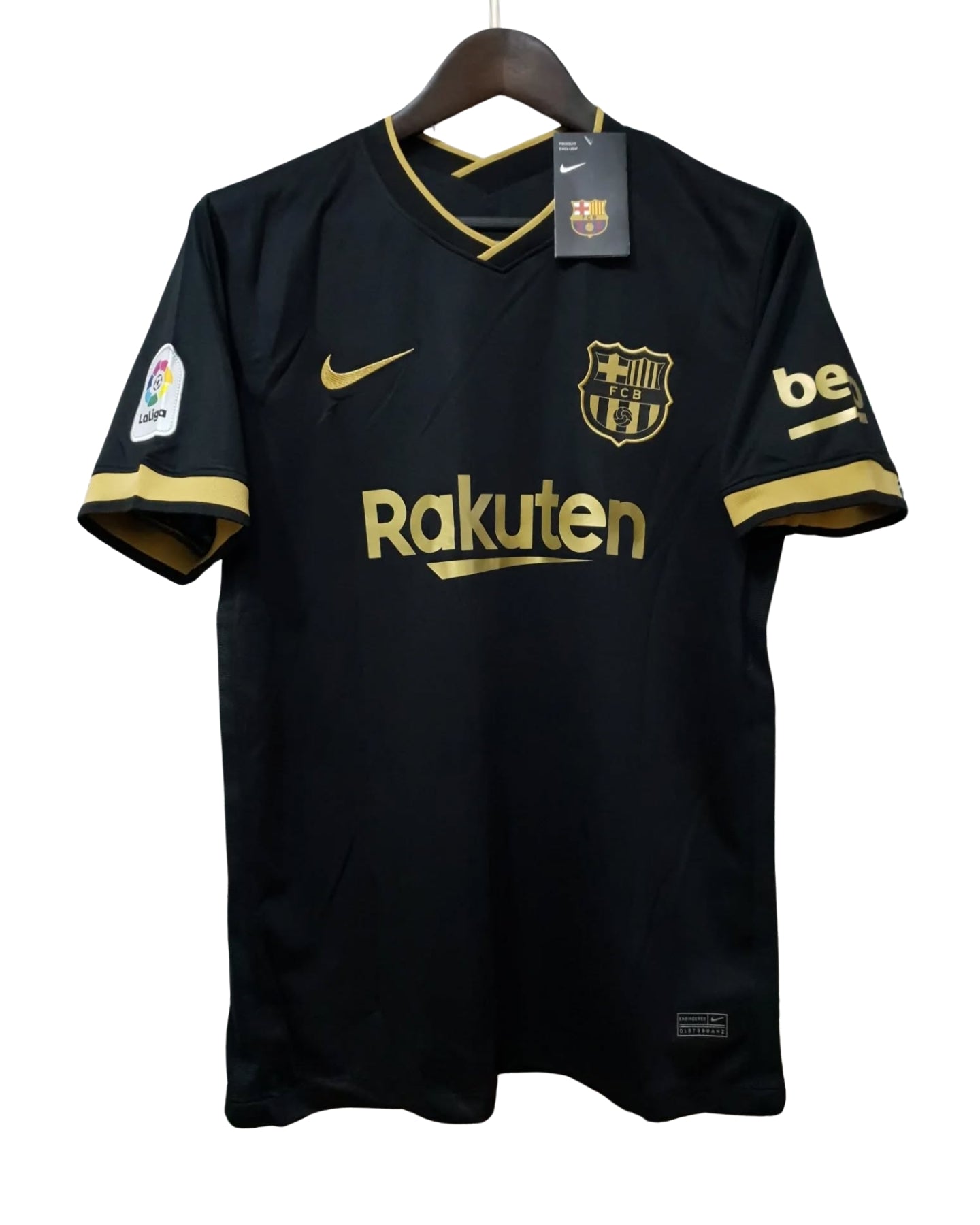 FC Barcelona 2020/2021 Football Shirt Away Black Soccer - Messi #10 Jersey