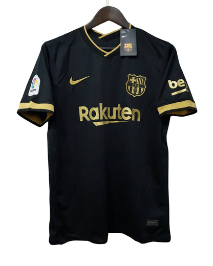 FC Barcelona 2020/2021 Football Shirt Away Black Soccer - Messi #10 Jersey