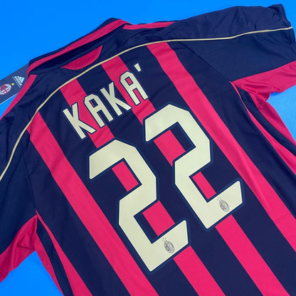 AC Milan 2006/2007 UCL Home Retro Vintage - Ricardo Kaka #22 Jersey