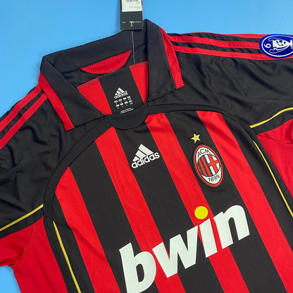 AC Milan 2006/2007 UCL Home Retro Vintage - Ricardo Kaka #22 Jersey