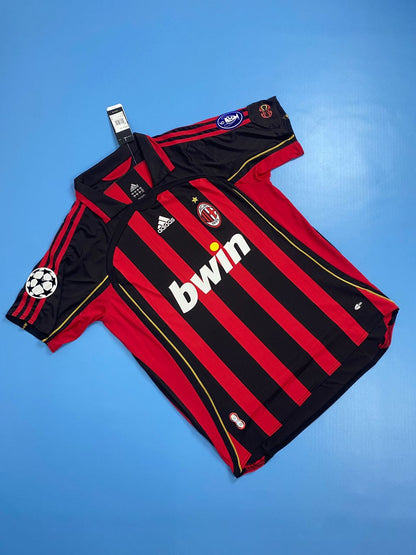 AC Milan 2006/2007 UCL Home Retro Vintage - Ricardo Kaka #22 Jersey