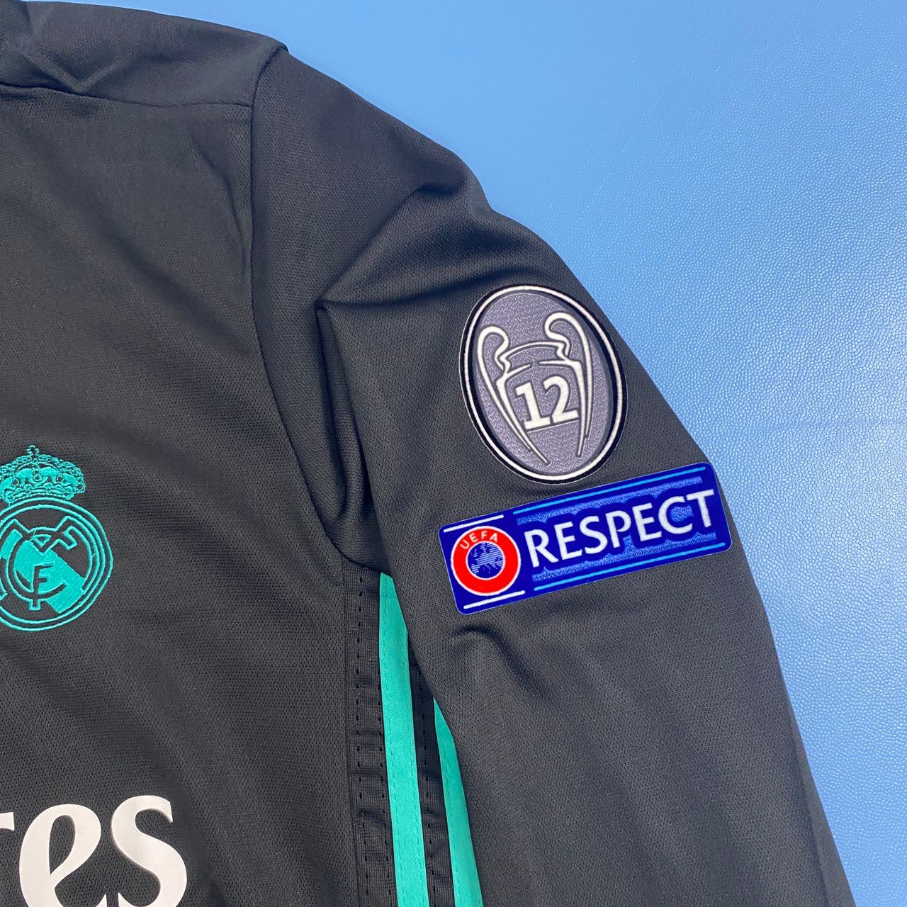Real Madrid Away Jersey 2017 Long Sleeve - Cristiano Ronaldo #7 Mens