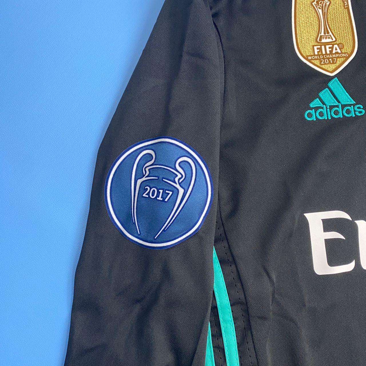 Real Madrid Away Jersey 2017 Long Sleeve - Cristiano Ronaldo #7 Mens