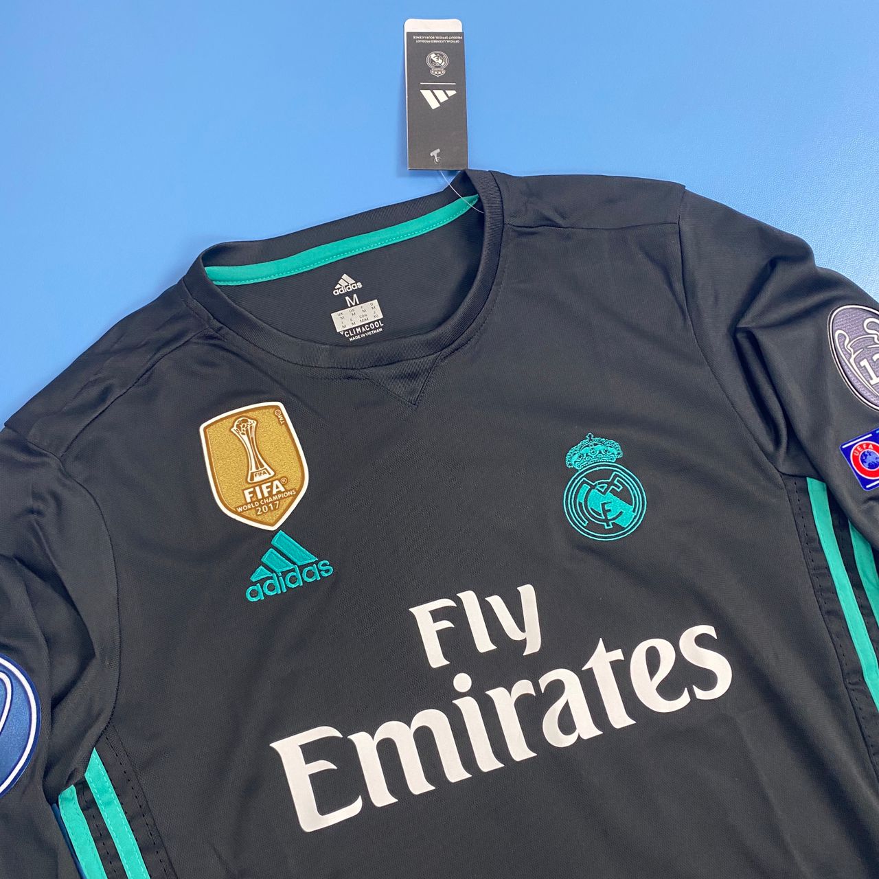 Real Madrid Away Jersey 2017 Long Sleeve - Cristiano Ronaldo #7 Mens