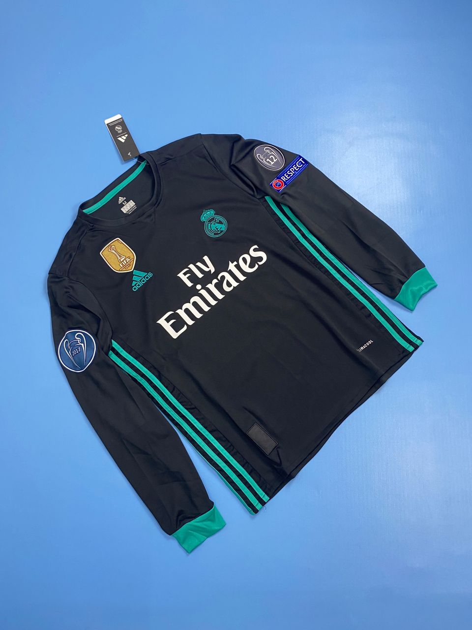 Real Madrid Away Jersey 2017 Long Sleeve - Cristiano Ronaldo #7 Mens