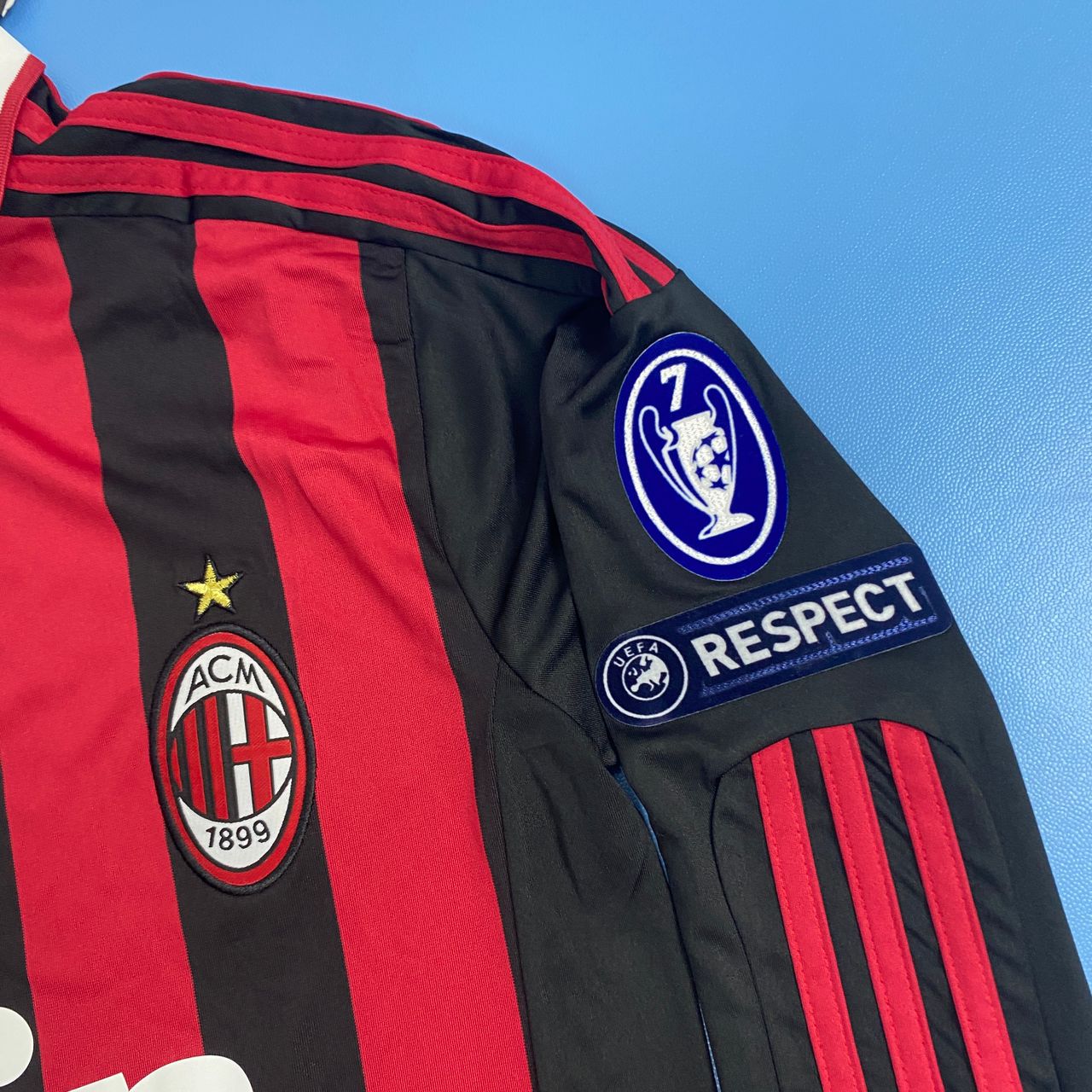 AC Milan 2009/2010 Home Football Shirt Soccer Jersey - David Beckham #32 Mens