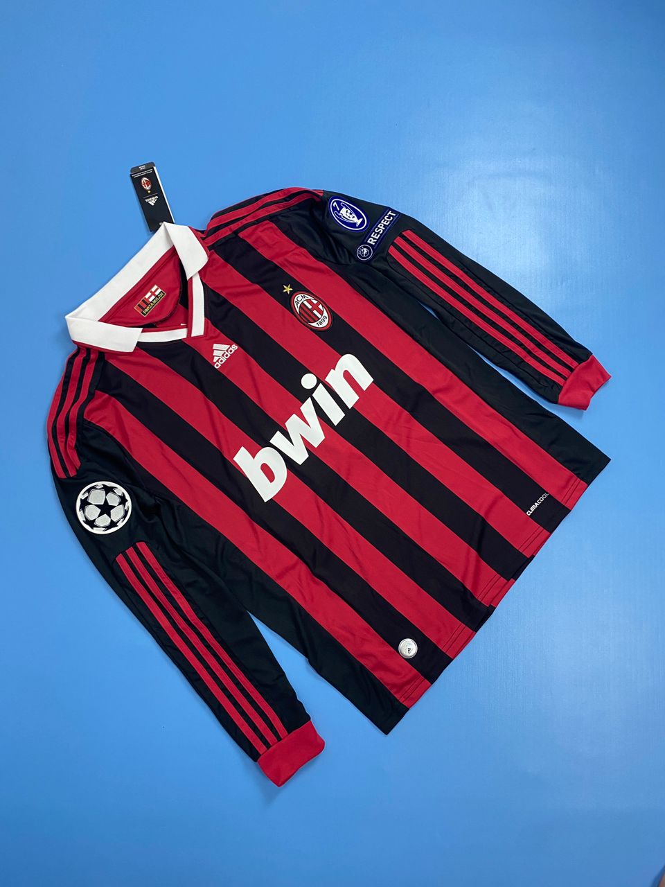 AC Milan 2009/2010 Home Football Shirt Soccer Jersey - David Beckham #32 Mens