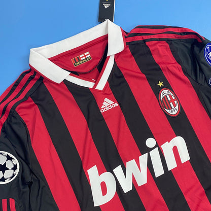 AC Milan 2009/2010 Home Football Shirt Soccer Jersey - David Beckham #32 Mens