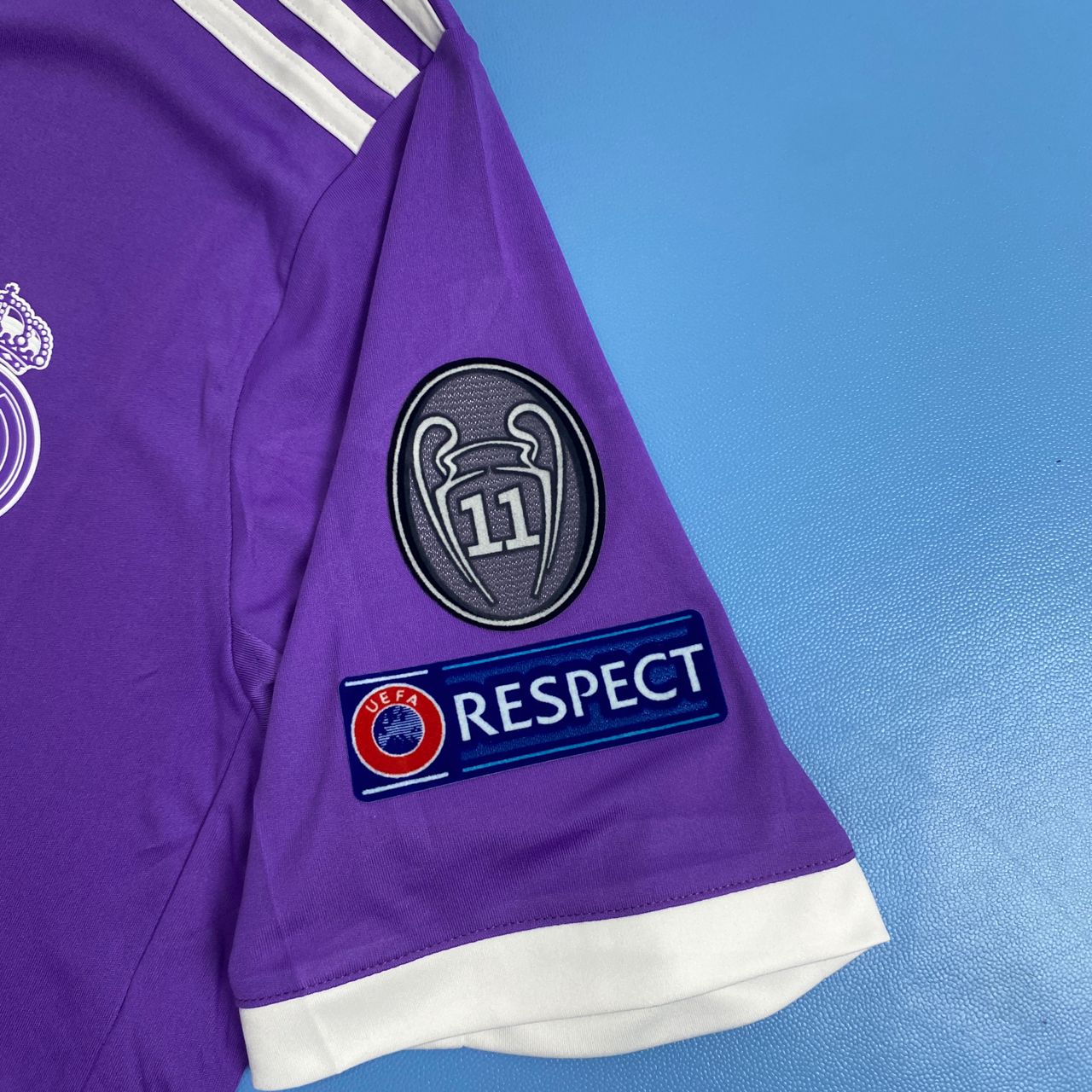 Real Madrid 2016-2017 UEFA Jersey - Ronaldo #7 Purple Mens Shirt