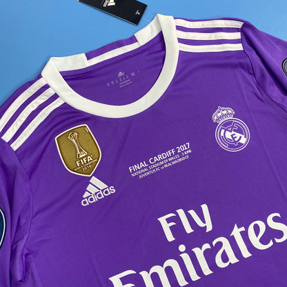 Real Madrid 2016-2017 UEFA Jersey - Ronaldo #7 Purple Mens Shirt