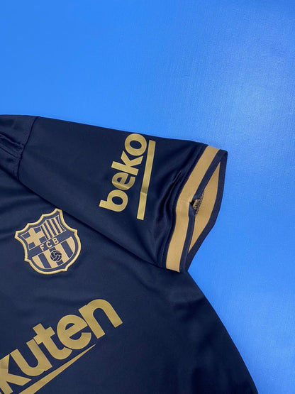 FC Barcelona 2020/2021 Football Shirt Away Black Soccer - Messi #10 Mens Jersey