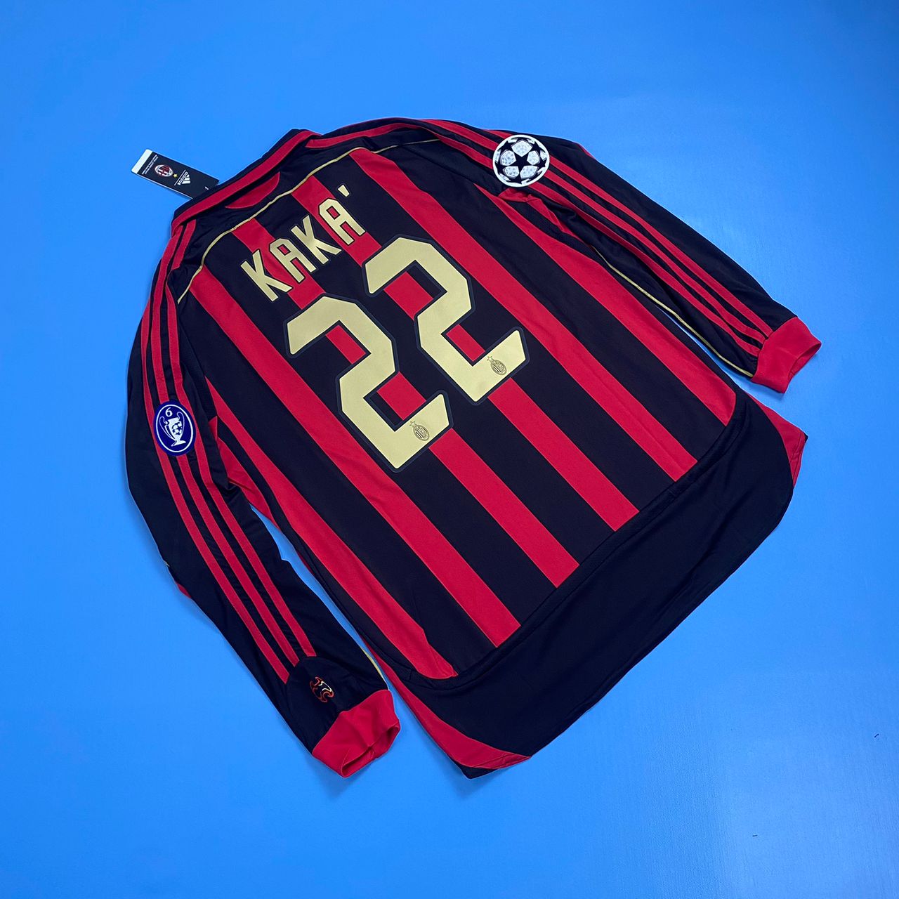 AC Milan 2006/2007 UCL Home Retro Vintage - Ricardo Kaka #22 Mens Jersey