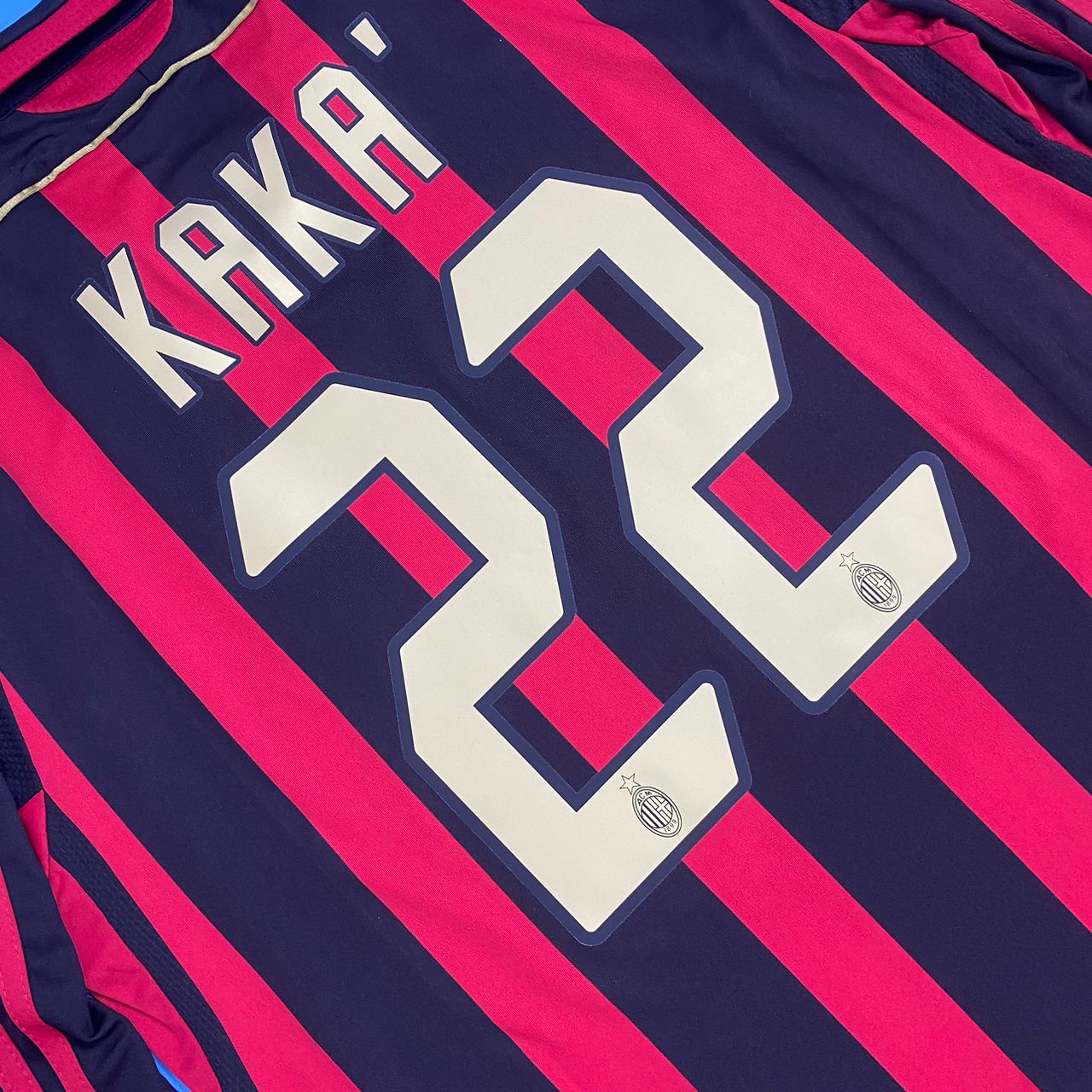 AC Milan 2006/2007 UCL Home Retro Vintage - Ricardo Kaka #22 Mens Jersey