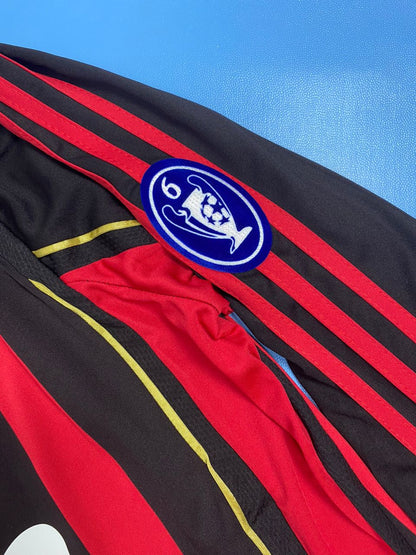 AC Milan 2006/2007 UCL Home Retro Vintage - Ricardo Kaka #22 Mens Jersey