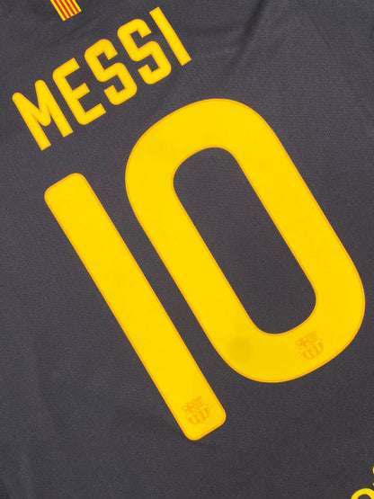 FC Barcelona 2011/2012 UEFA Champions League away Black Jersey - Messi #10 Mens