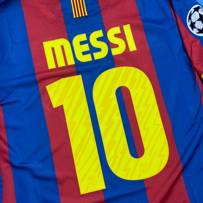 Fc Barcelona 2010/2011 Champions League Home jersey - Messi #10 Mens