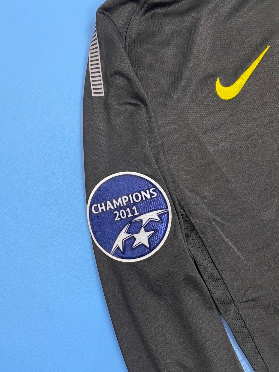 FC Barcelona 2011/2012 UEFA Champions League away Black Jersey - Messi #10 Mens