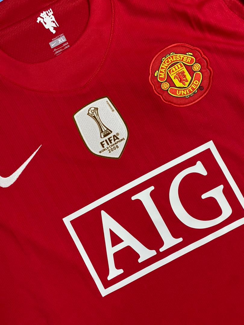 Manchester United 2008 Premier League Home Jersey - Ronaldo #7 Mens