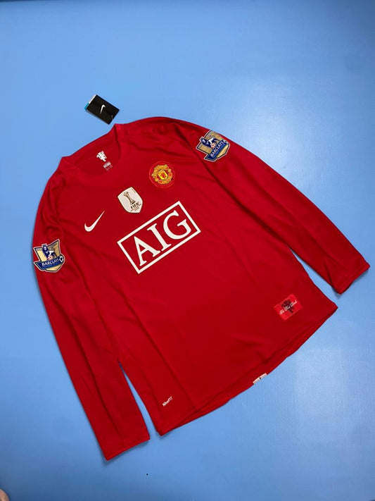 Manchester United 2008 Premier League Home Jersey - Ronaldo #7 Mens