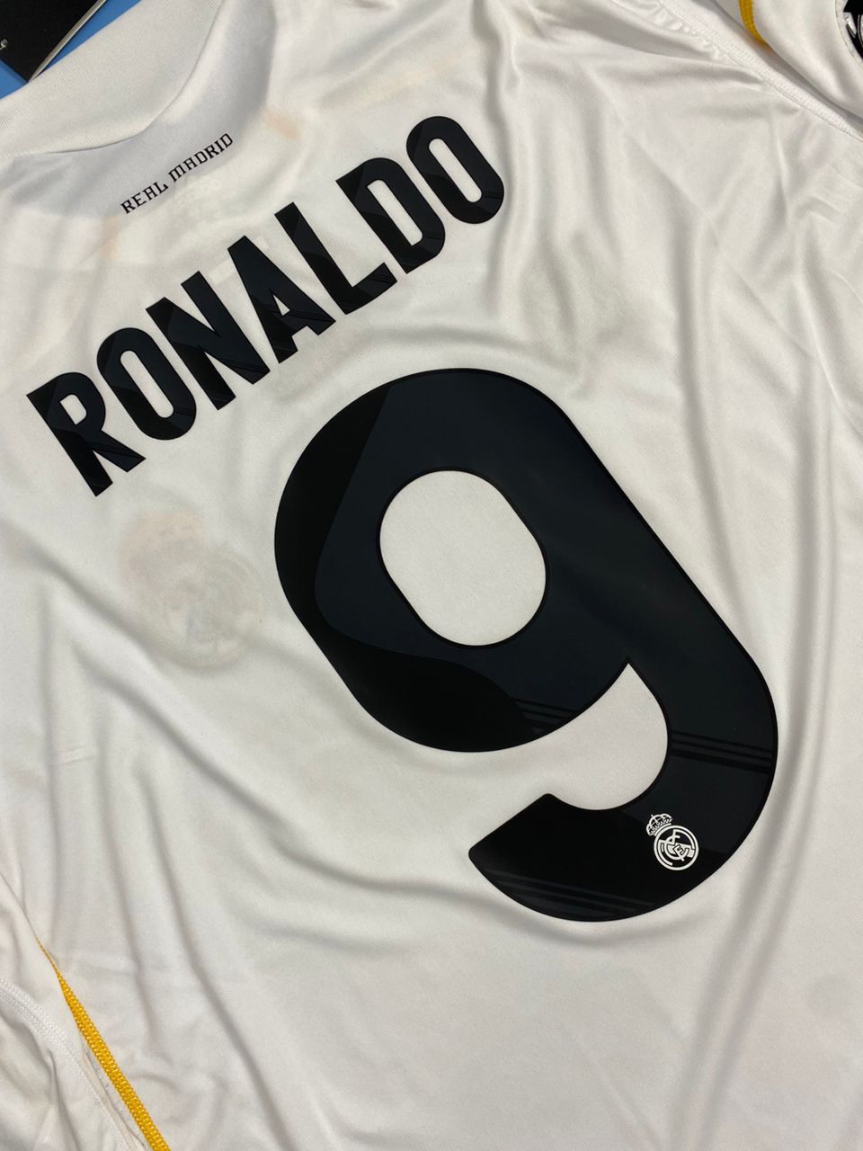 Cristiano Ronaldo #9 jersey REAL MADRID 2009/2010 Champions League Home Jersey