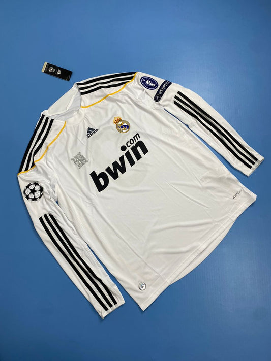 Cristiano Ronaldo #9 jersey REAL MADRID 2009/2010 Champions League Home Jersey