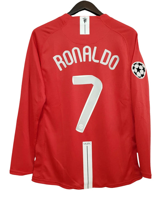Manchester United 2008 UCL Final - Cristiano Ronaldo #7 Red Jersey