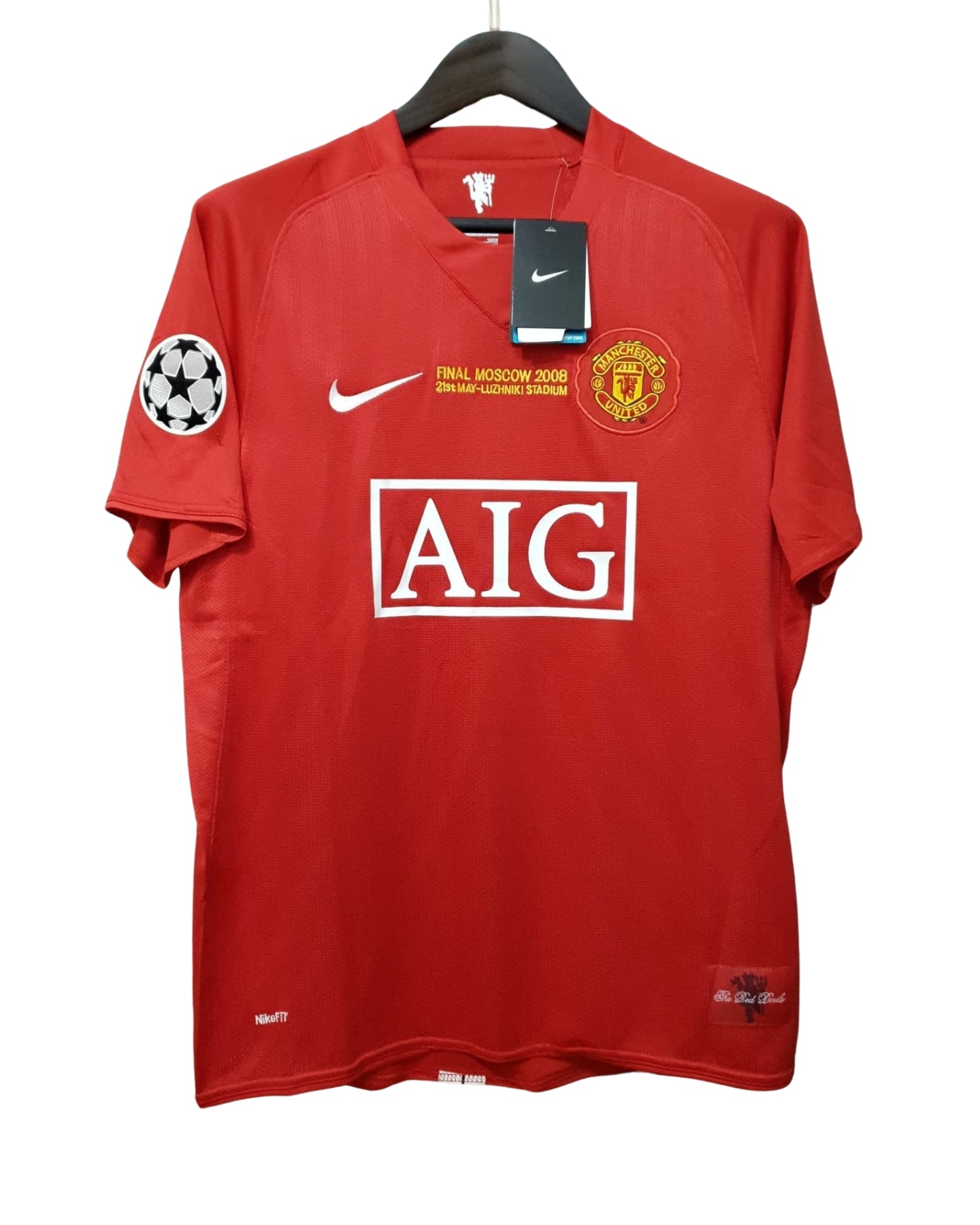 Manchester United 2008 Jersey UCL Final Home Shirt - Cristiano Ronaldo #7