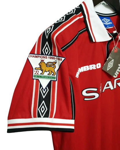 Manchester United 1998-1999 Short Sleeve Soccer - David Beckham #7 Red Jersey