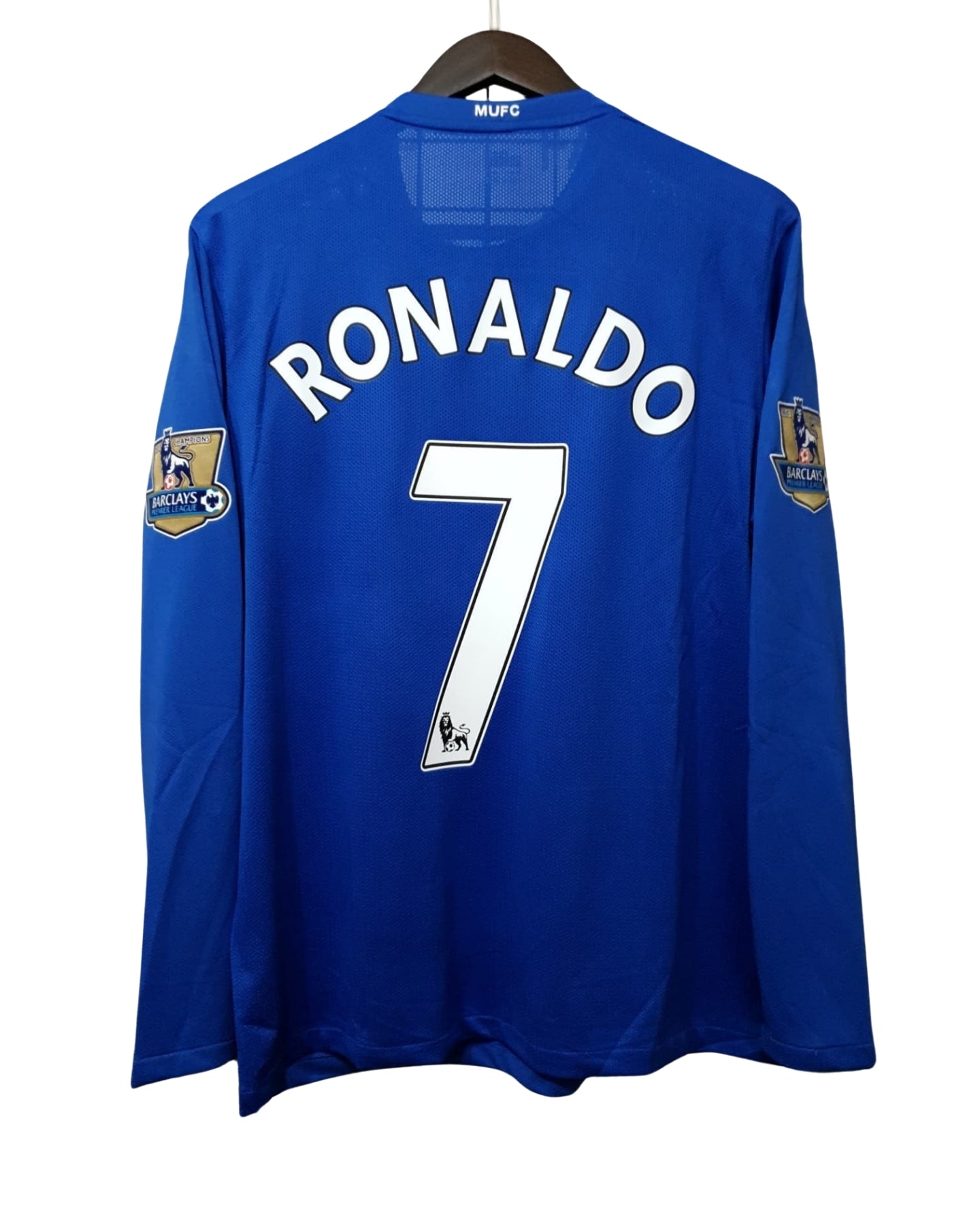Manchester United 2007/2008 Long Sleeve - Cristiano Ronaldo#7 Jersey Away