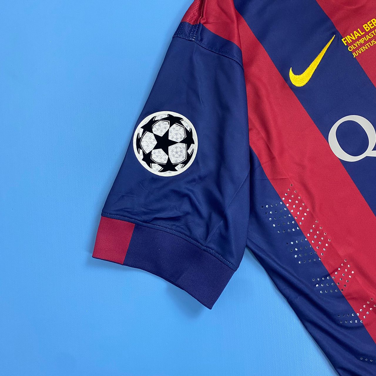 FC Barcelona 2014-2015 Home Retro Champions League Edition - Messi #10 Jersey