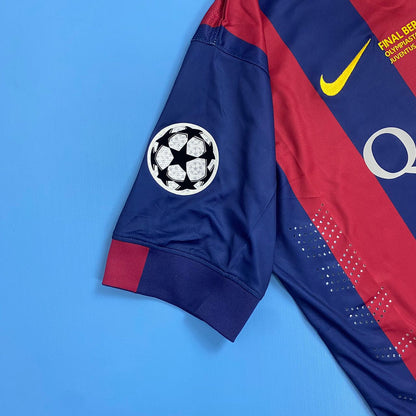 FC Barcelona 2014-2015 Home Retro Champions League Edition - Messi #10 Jersey