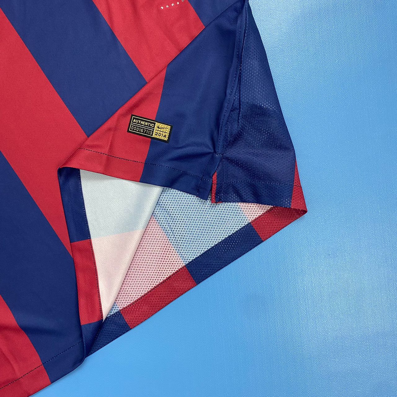 FC Barcelona 2014-2015 Home Retro Champions League Edition - Messi #10 Jersey