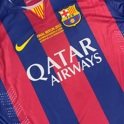 FC Barcelona 2014-2015 Home Retro Champions League Edition - Messi #10 Jersey