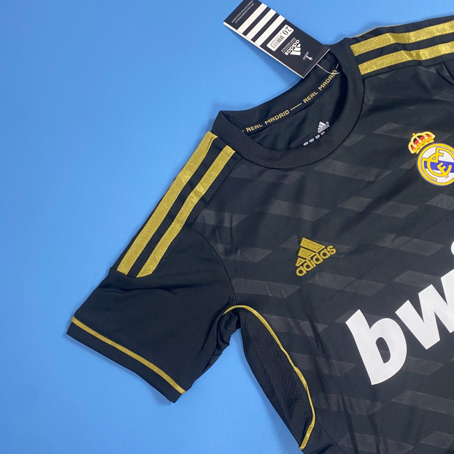 Real Madrid 2011/12 UEFA Champions League Kids Youth Black Home Kit - Cristiano Ronaldo #7