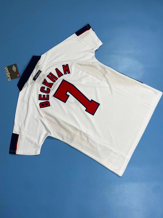 Retro David Beckham England 1996/97 Home Mens Jersey