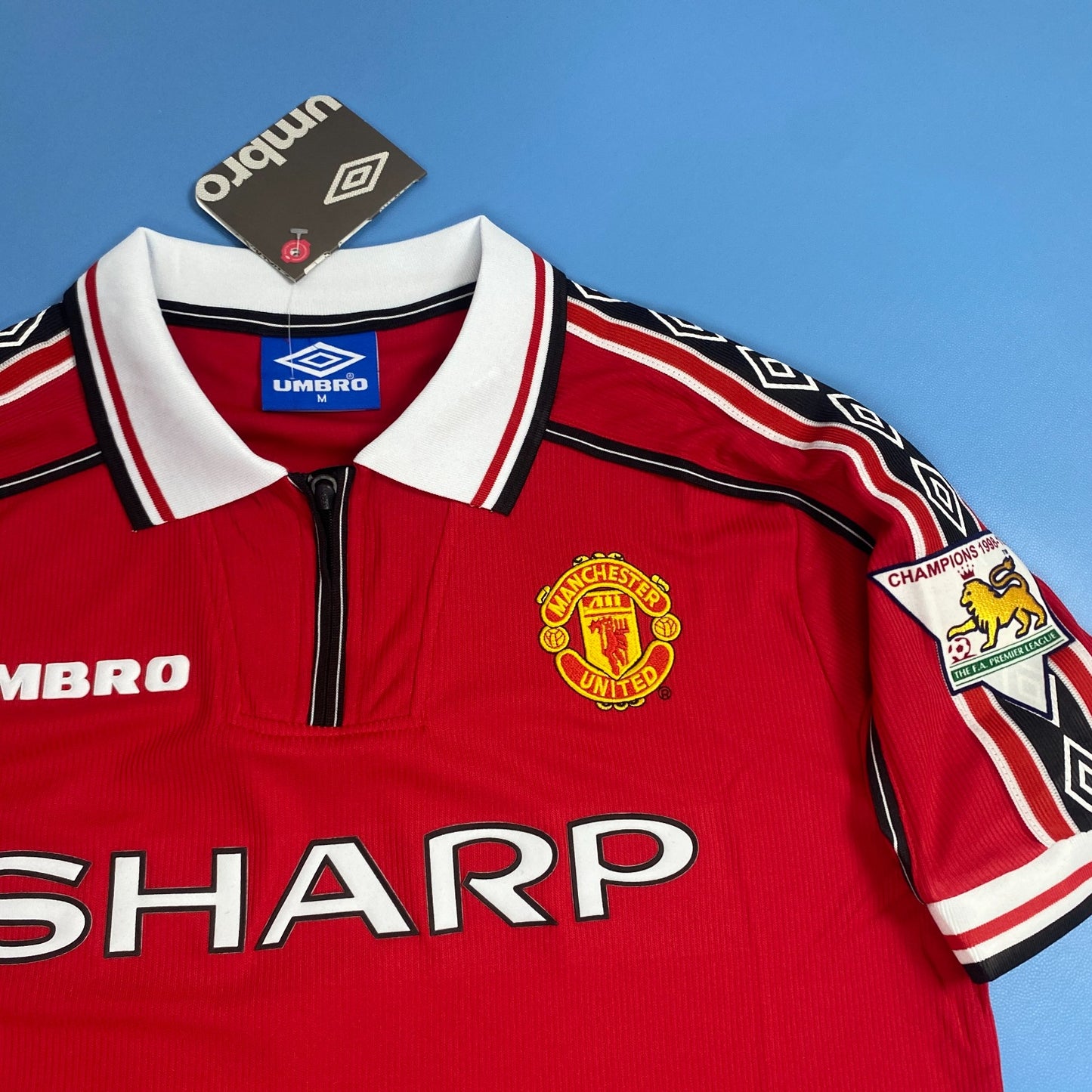 Manchester United 1998-1999 Short Sleeve Soccer - David Beckham #7 Red Jersey