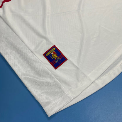 Henry 12 France Mens Jersey 1998 White Retro Football Away