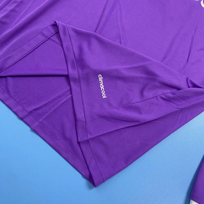 Real Madrid 2016-2017 UEFA Long Sleeve - Ronaldo #7 Purple Jersey