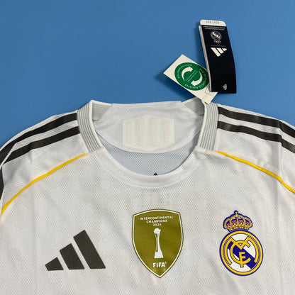 Real Madrid Home 2025/26 Mens Jersey - Kylian Mbappe #10