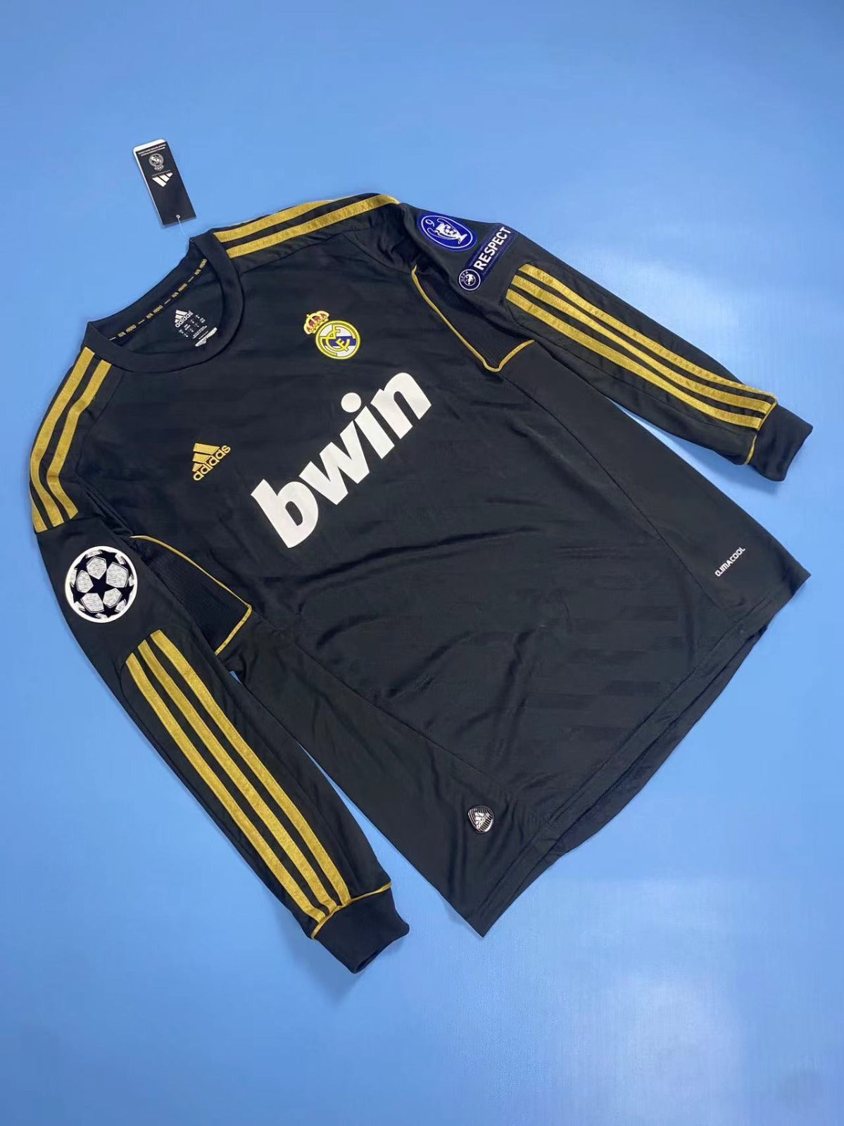 Real Madrid 2011-12 Away Long Sleeve Soccer Ronaldo 7 Jersey