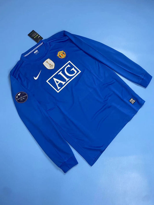 Manchester United 2007/2008 Long Sleeve - Cristiano Ronaldo#7 Away Jersey